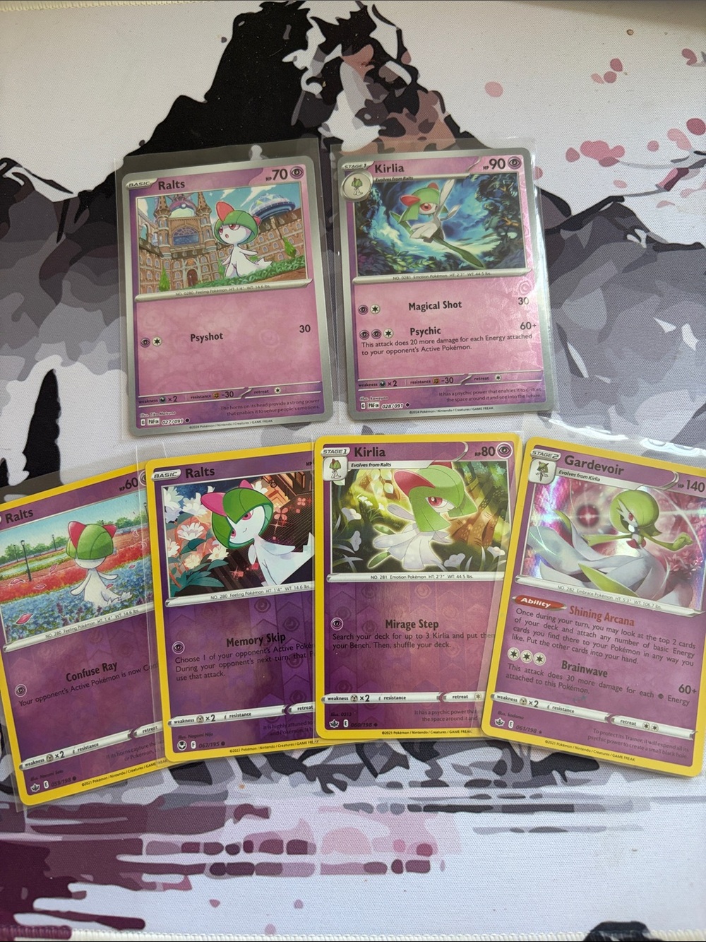 Ralts Kirlia & Gardevoir Evolution Lot | 6 Pokémon Cards Holo Reverse Holo ✨5/$2